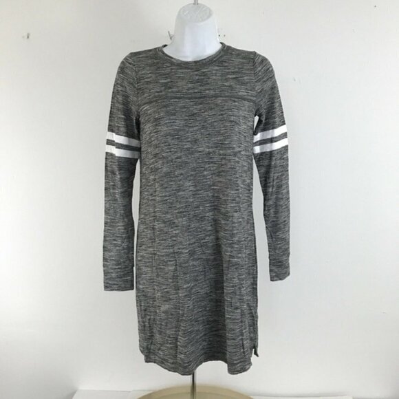 Hollister Gray T-shirt Dress Long Sleeve S… - Picture 2 of 4